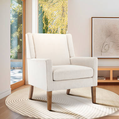 White accent online armchair